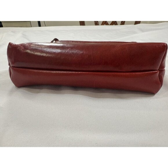 PATRICIA NASH Valerie Ruby Red Leather Wristlet Clutch Purse - Picture 5 of 12